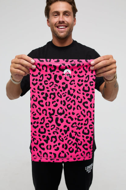 OOSC Neckwarmer - Hotel California Pink Leopard - OOSC Clothing - USA