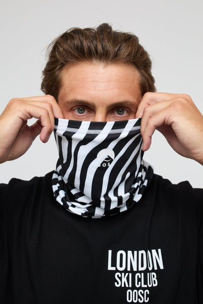OOSC Neckwarmer - Hotel California Zebra Print - OOSC Clothing - USA