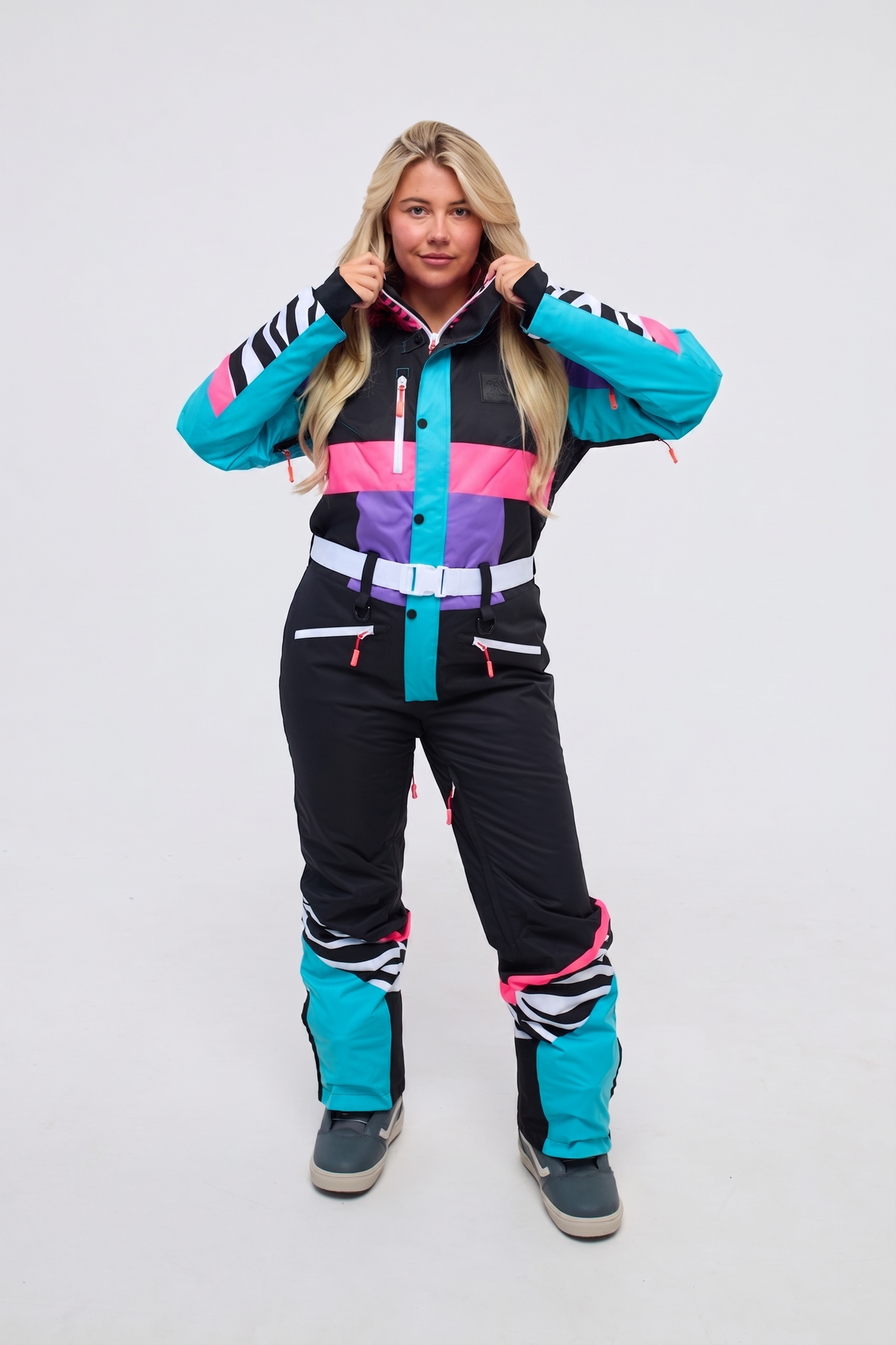 Hotel California Pink Shaped Women's Ski Suit