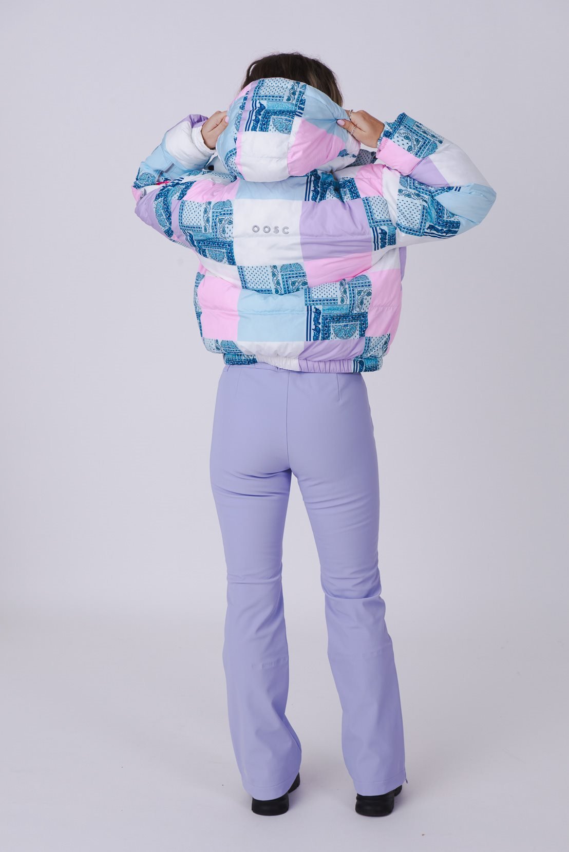 Patchwork Chic Puffer Jacket - OOSC Clothing - USA