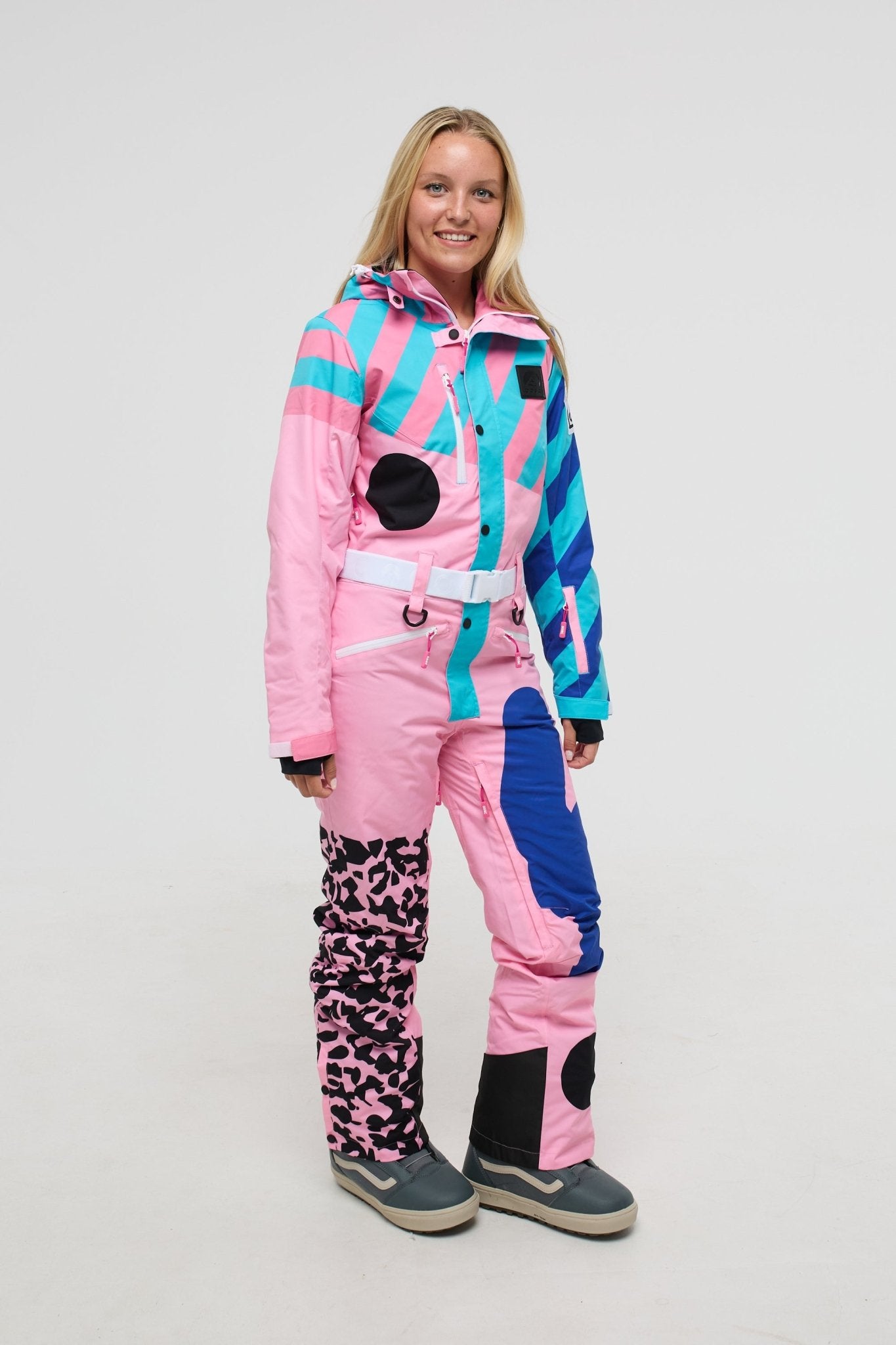 Penfold in Pink Ski Suit - Women's - OOSC Clothing - USA