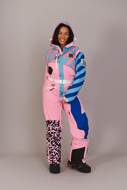 Penfold in Pink Ski Suit - Women's Curved - OOSC Clothing - USA