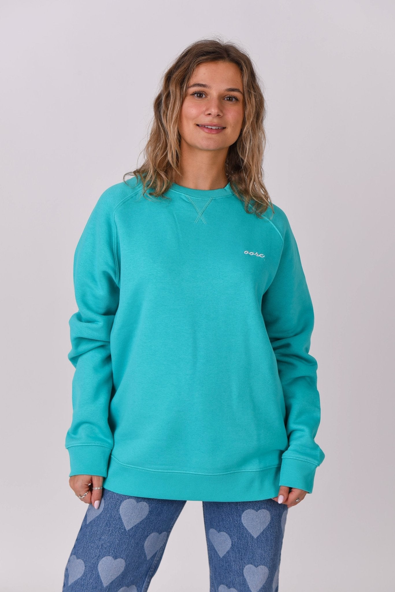 Penfold Sweatshirt - Aqua - OOSC Clothing - USA