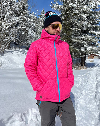 Pink Glacier Thermolite® Insulated Jacket - Men's - OOSC Clothing - USA