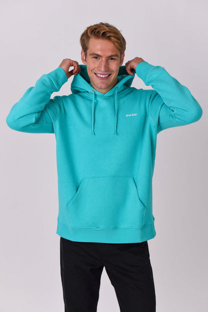 Powder Club Hoodie Aqua - OOSC Clothing - USA