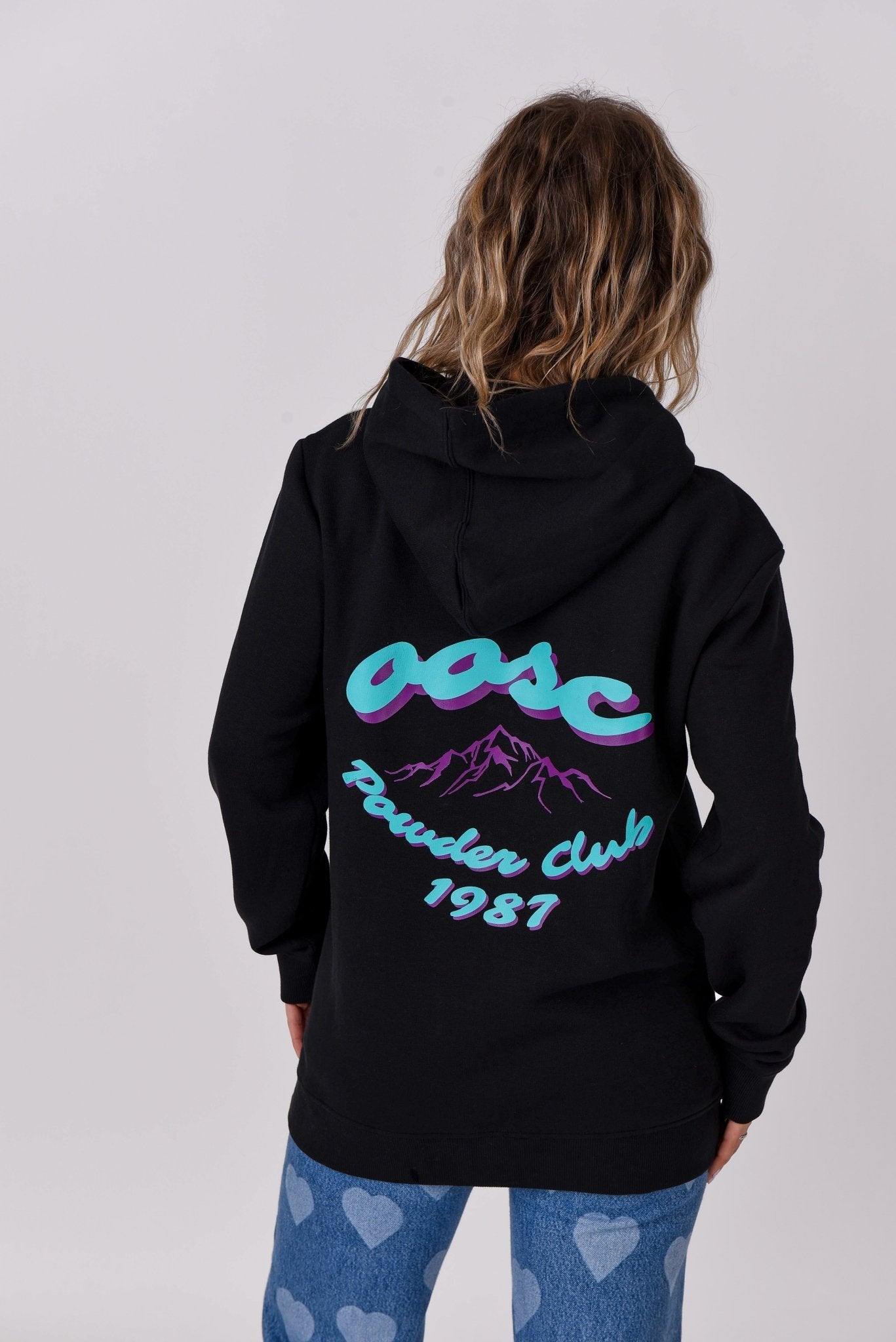 Powder Club Hoodie - Black - OOSC Clothing - USA