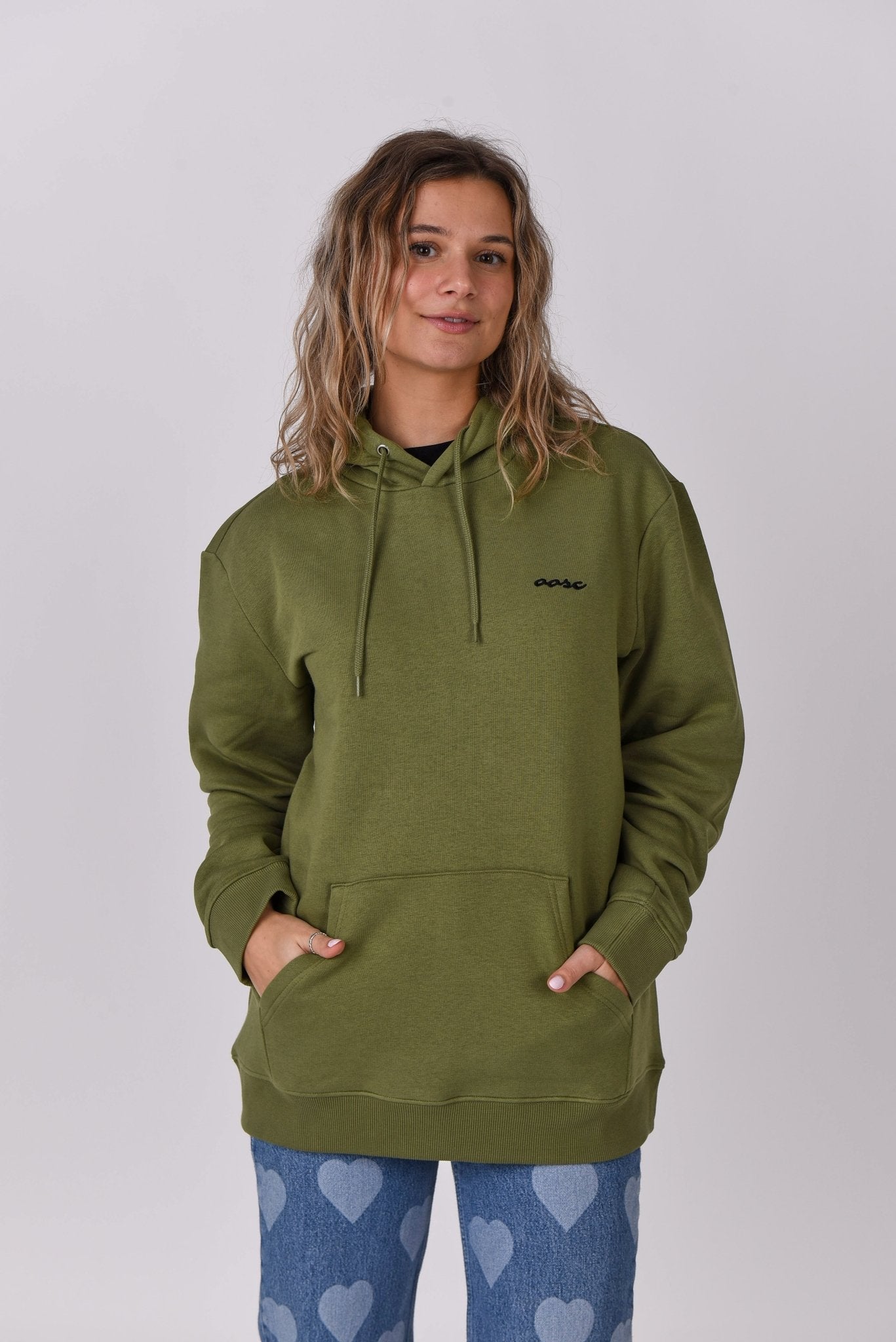 Powder Club Hoodie - Khaki - OOSC Clothing - USA