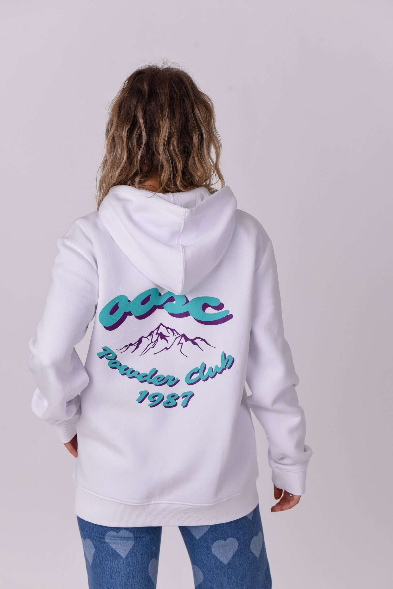 Powder Club Hoodie - White - OOSC Clothing - USA