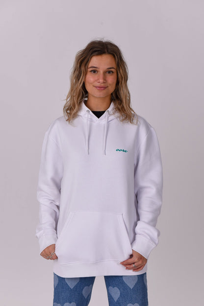 Powder Club Hoodie - White - OOSC Clothing - USA