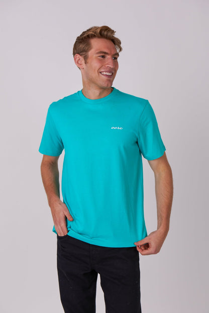 Powder Club T-Shirt - Aqua - OOSC Clothing - USA