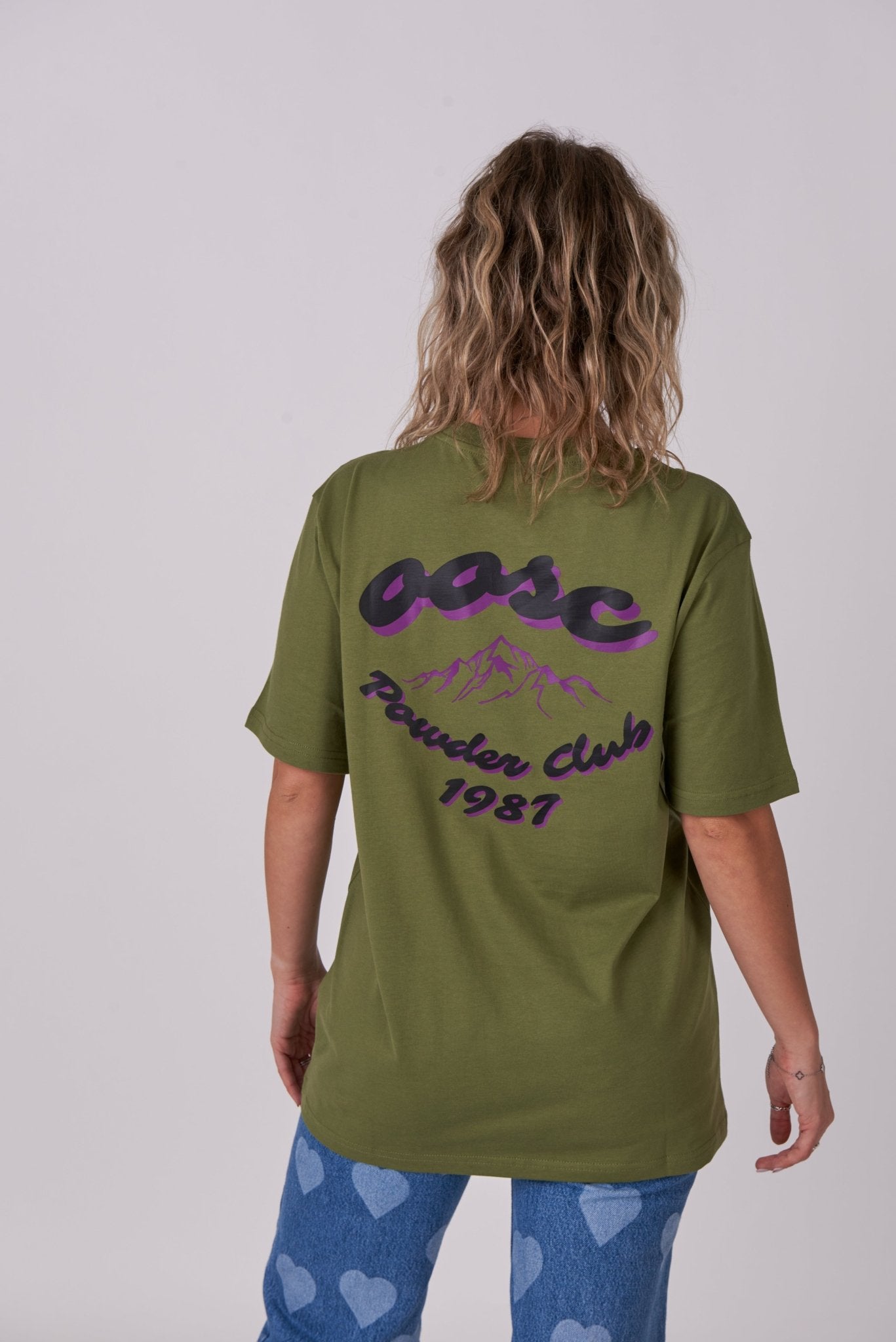 Powder Club T-Shirt - Khaki - OOSC Clothing - USA