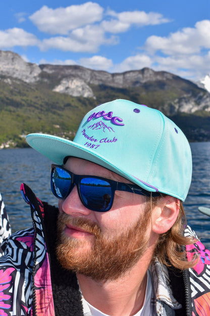 Powderclub Snapback - Aqua - OOSC Clothing - USA