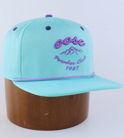 Powderclub Snapback - Aqua - OOSC Clothing - USA