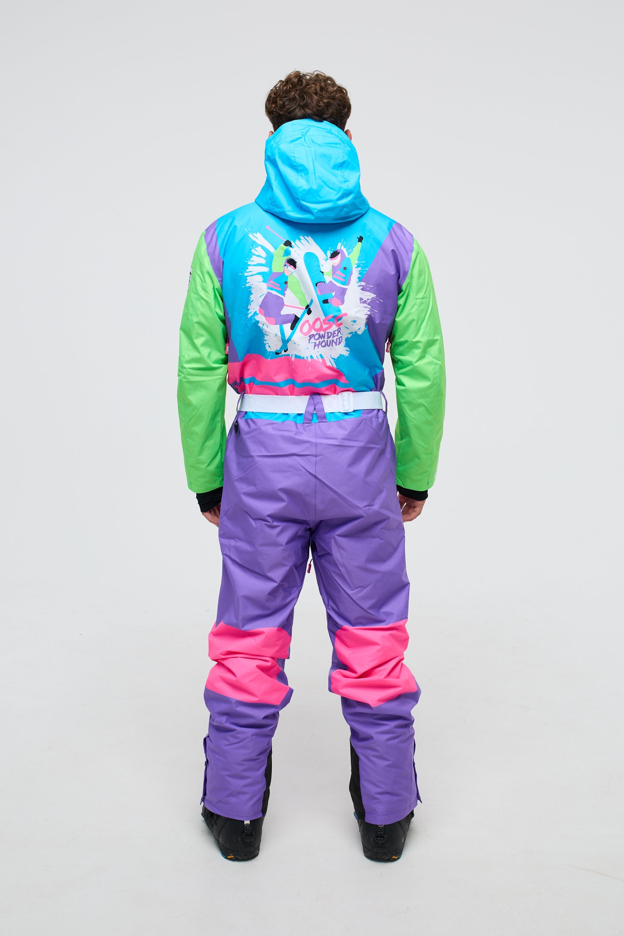 ボトムス・スパッツ house on the hill / body suit 100 Powder Hound Neon Ski Suit | Retro Snow Suit (Men's) - OOSC