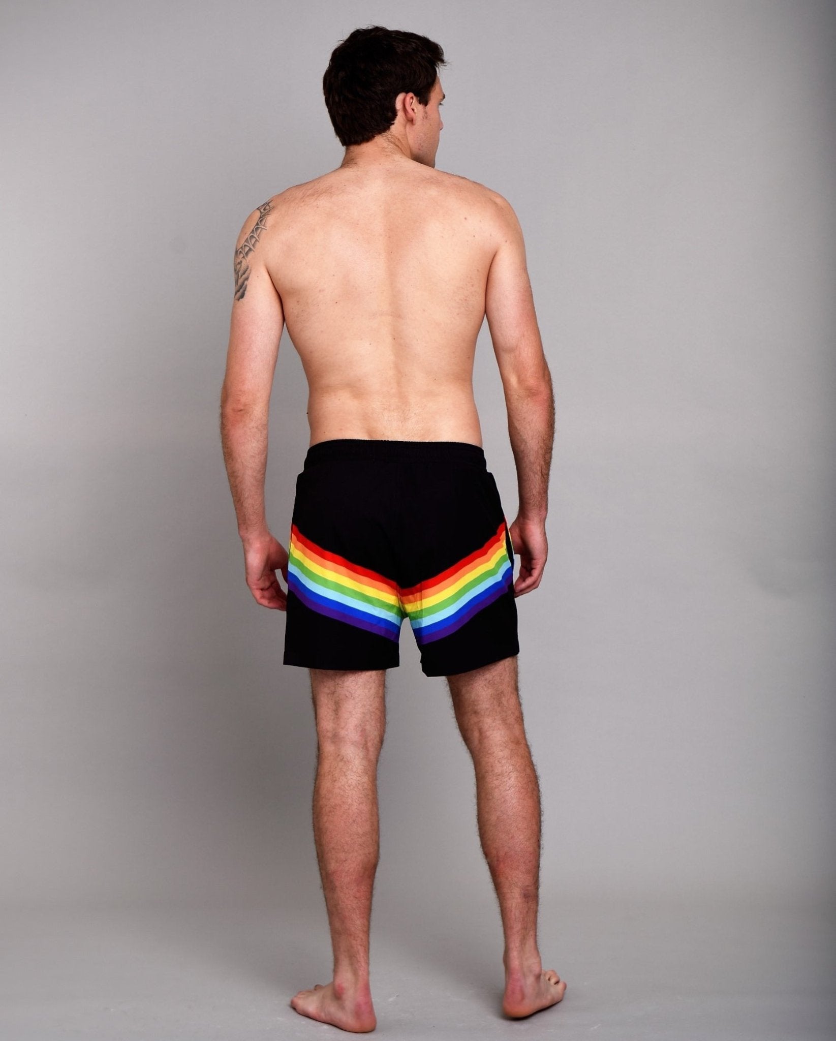 Rainbow Road Men's Swim Shorts - OOSC Clothing - USA