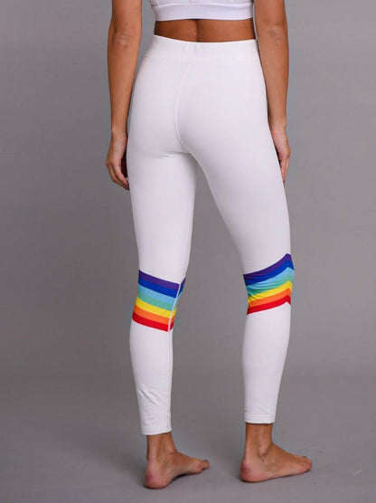 Rainbow Road Women's Baselayer Leggings - OOSC Clothing - USA