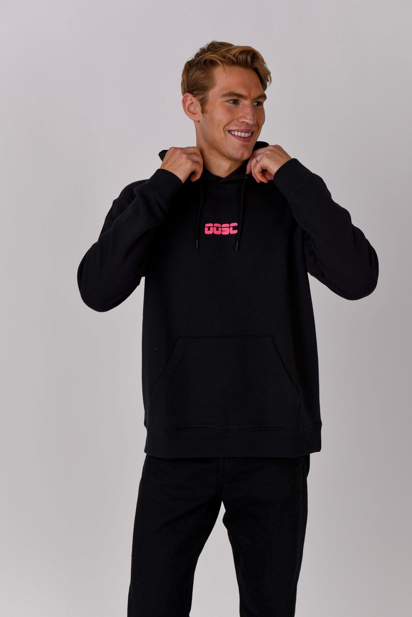 Retro OOSC Hoodie Black - OOSC Clothing - USA