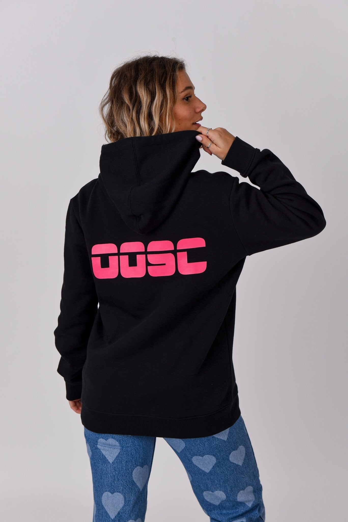 Retro OOSC Hoodie - Black - OOSC Clothing - USA