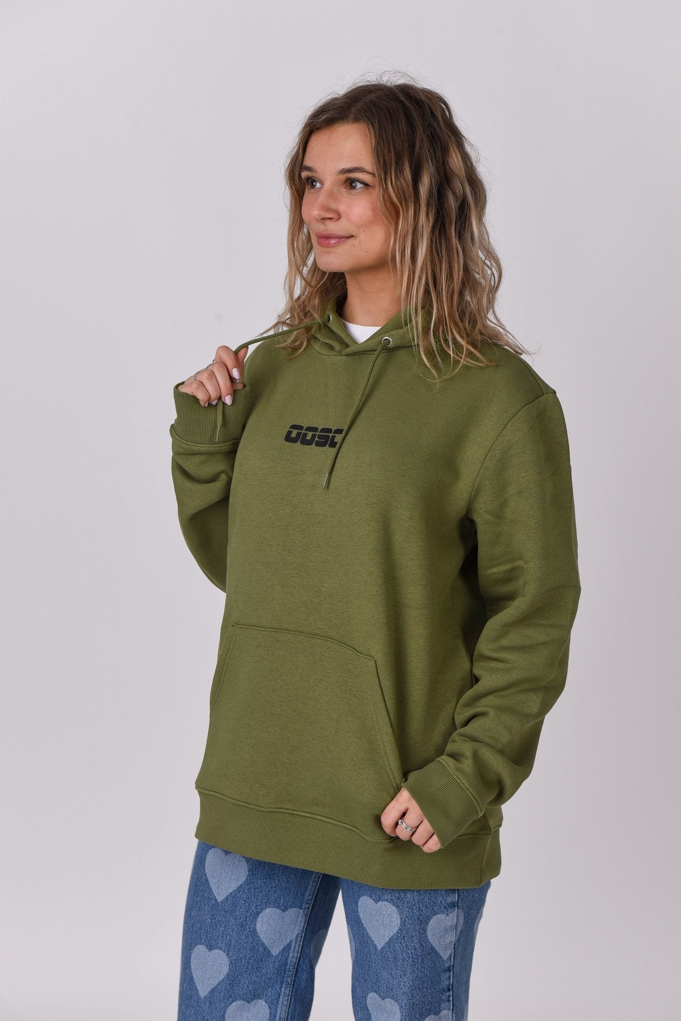 Retro OOSC Hoodie - Khaki - OOSC Clothing - USA