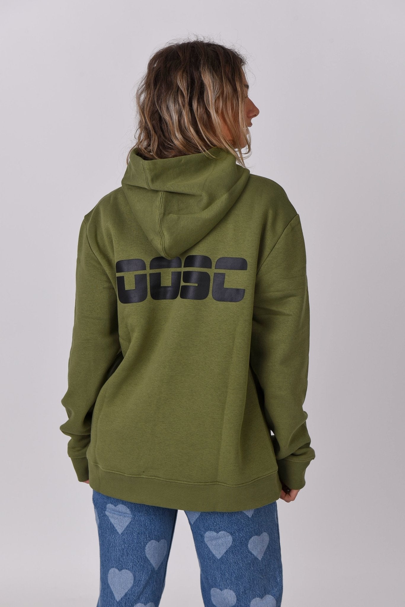 Retro OOSC Hoodie - Khaki - OOSC Clothing - USA