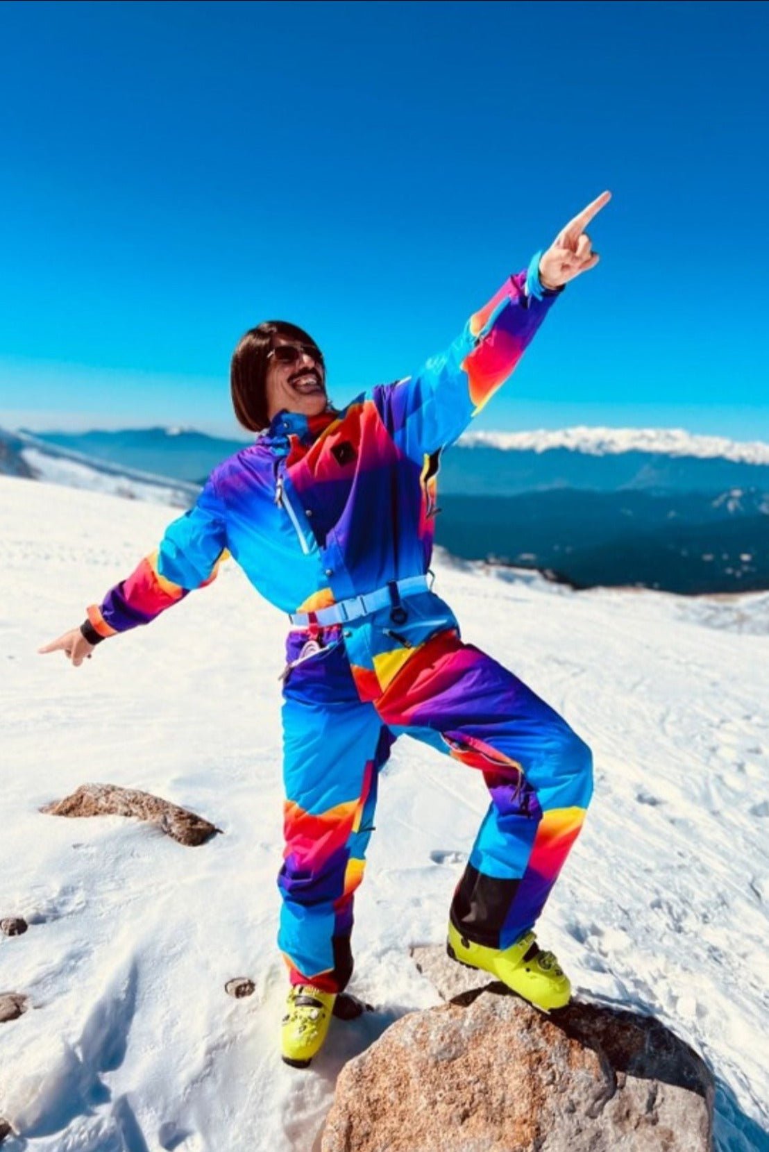Mambo Sunset Ski Suit | Multi-Coloured (Mens) -OOSC Clothing