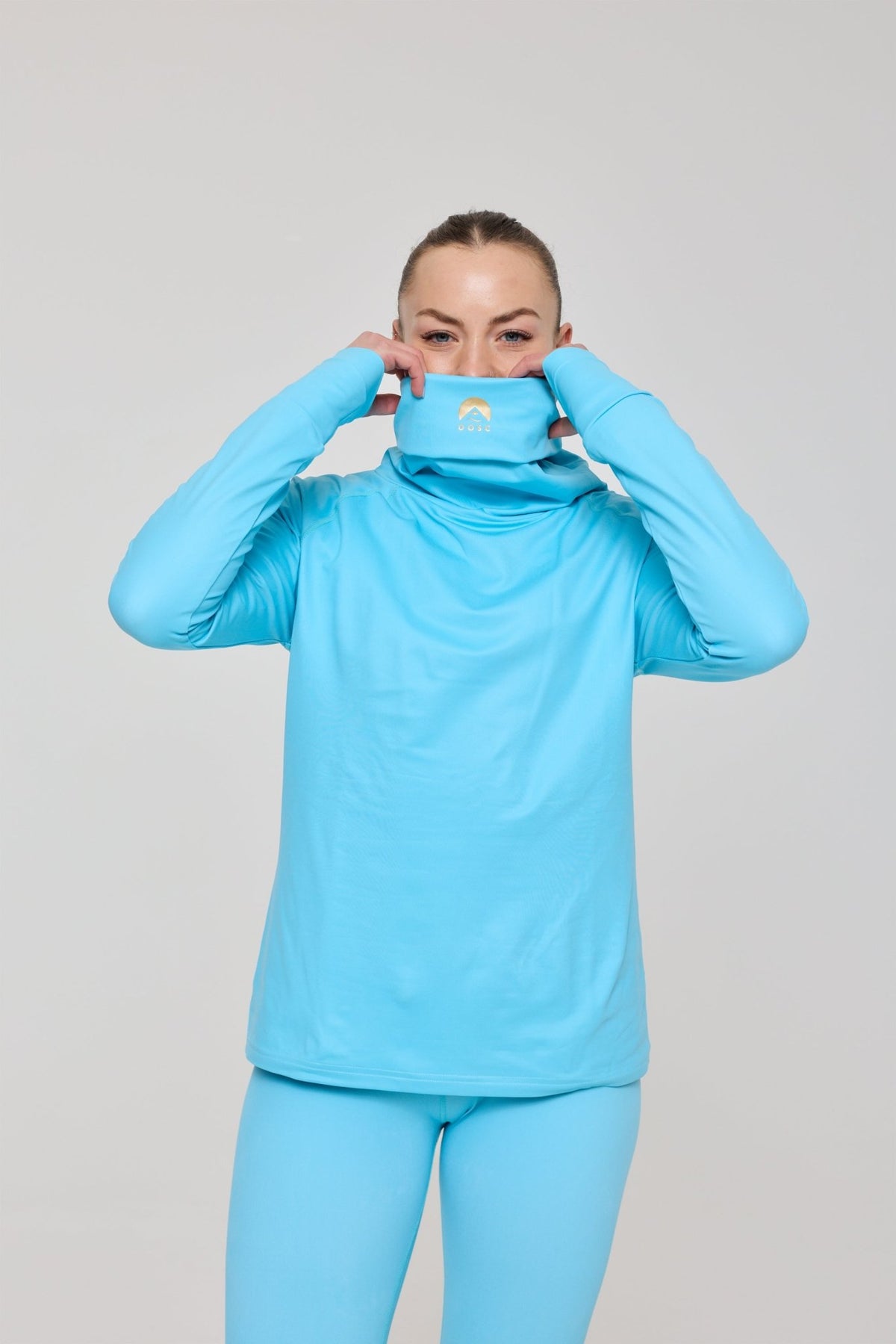 Rhythm Is A Dancer Women's High Neck Baselayer Top - OOSC Clothing - USA