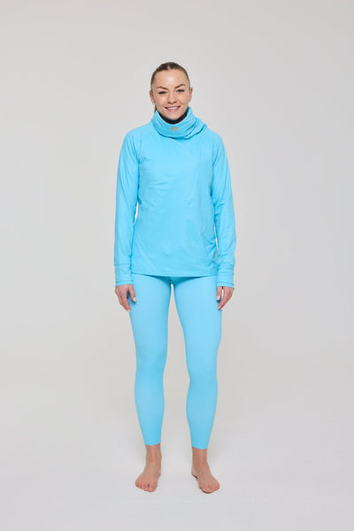 Rhythm Is A Dancer Women's High Neck Baselayer Top - OOSC Clothing - USA