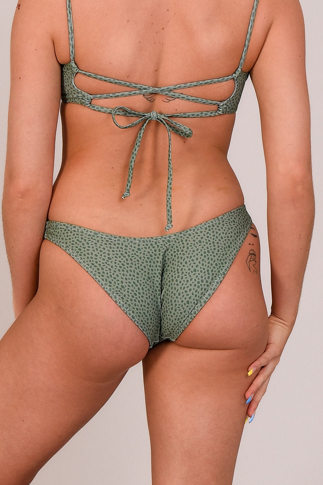 Sahara Sage Brazilian Bikini Bottoms - OOSC Clothing - USA