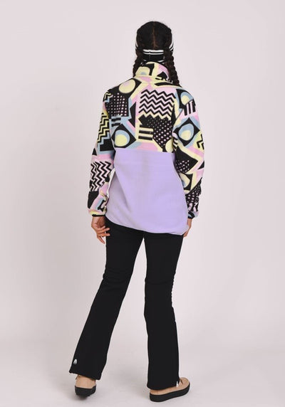 Saved By The Bell Fleece Purple - Women's - OOSC Clothing - USA