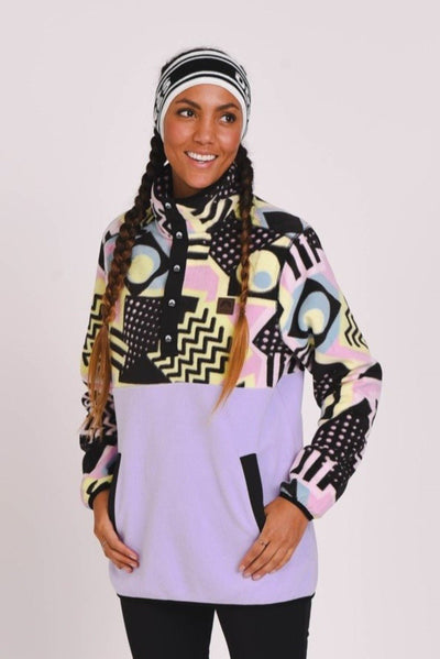 Saved By The Bell Fleece Purple - Women's - OOSC Clothing - USA