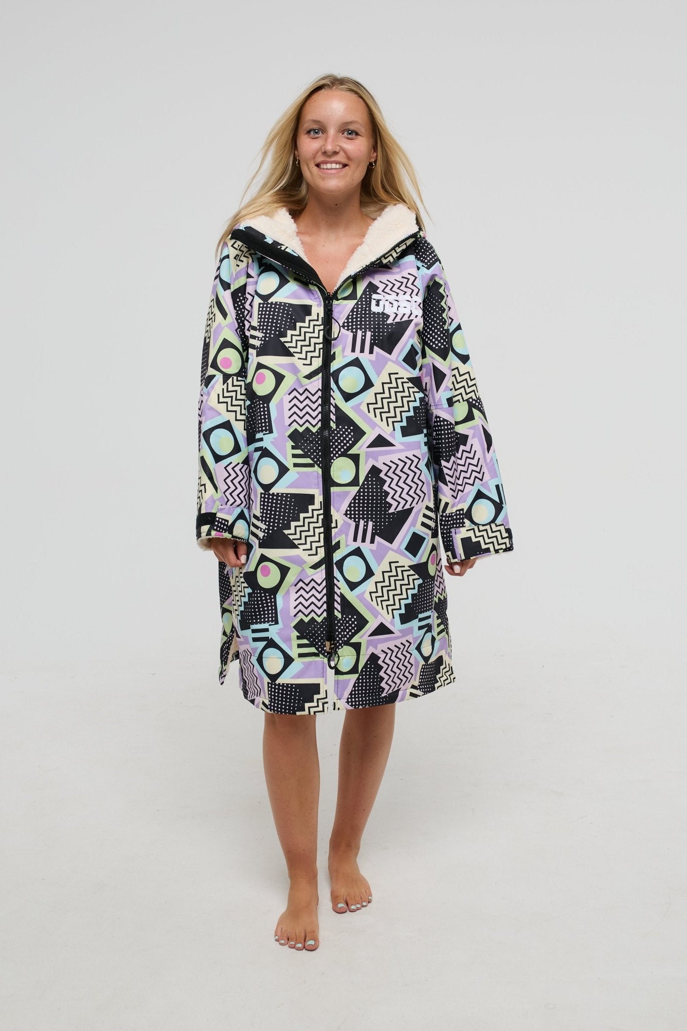 Saved By The Bell Recycled Sherpa Lined Changing Robe - Women's - OOSC Clothing - USA