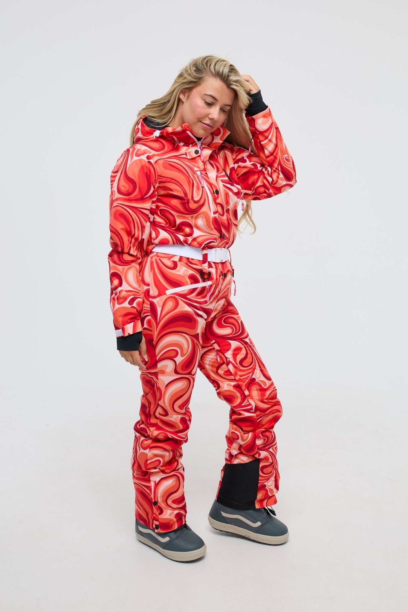 Shagadelic Baby! - Curved Women's Ski Suit - OOSC Clothing - USA