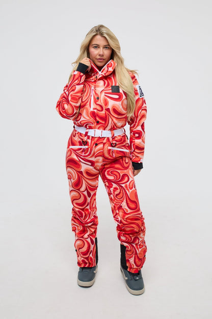 Shagadelic Baby! - Curved Women's Ski Suit - OOSC Clothing - USA