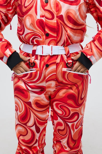 Shagadelic Baby! - Shaped Women's Ski Suit - OOSC Clothing - USA