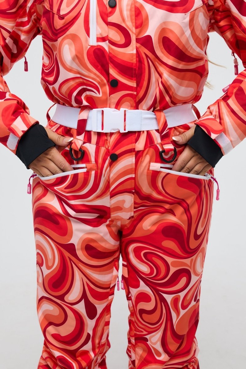 Shagadelic Baby! - Shaped Women's Ski Suit - OOSC Clothing - USA