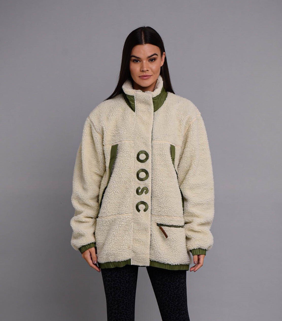 Cream Sherpa Fleece | Women's - OOSC Clothing – OOSC Clothing