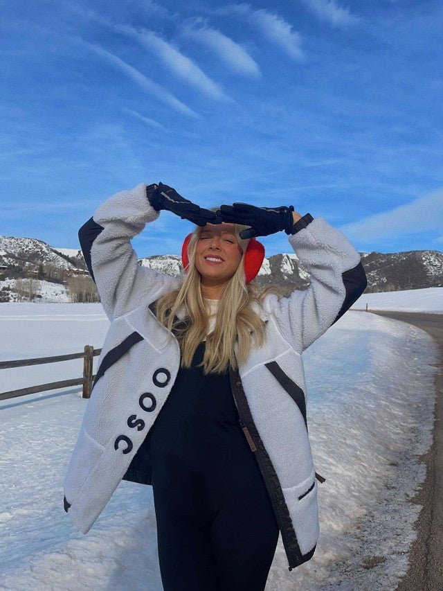 White Sherpa Fleece | Womens - OOSC Clothing – OOSC Clothing - USA