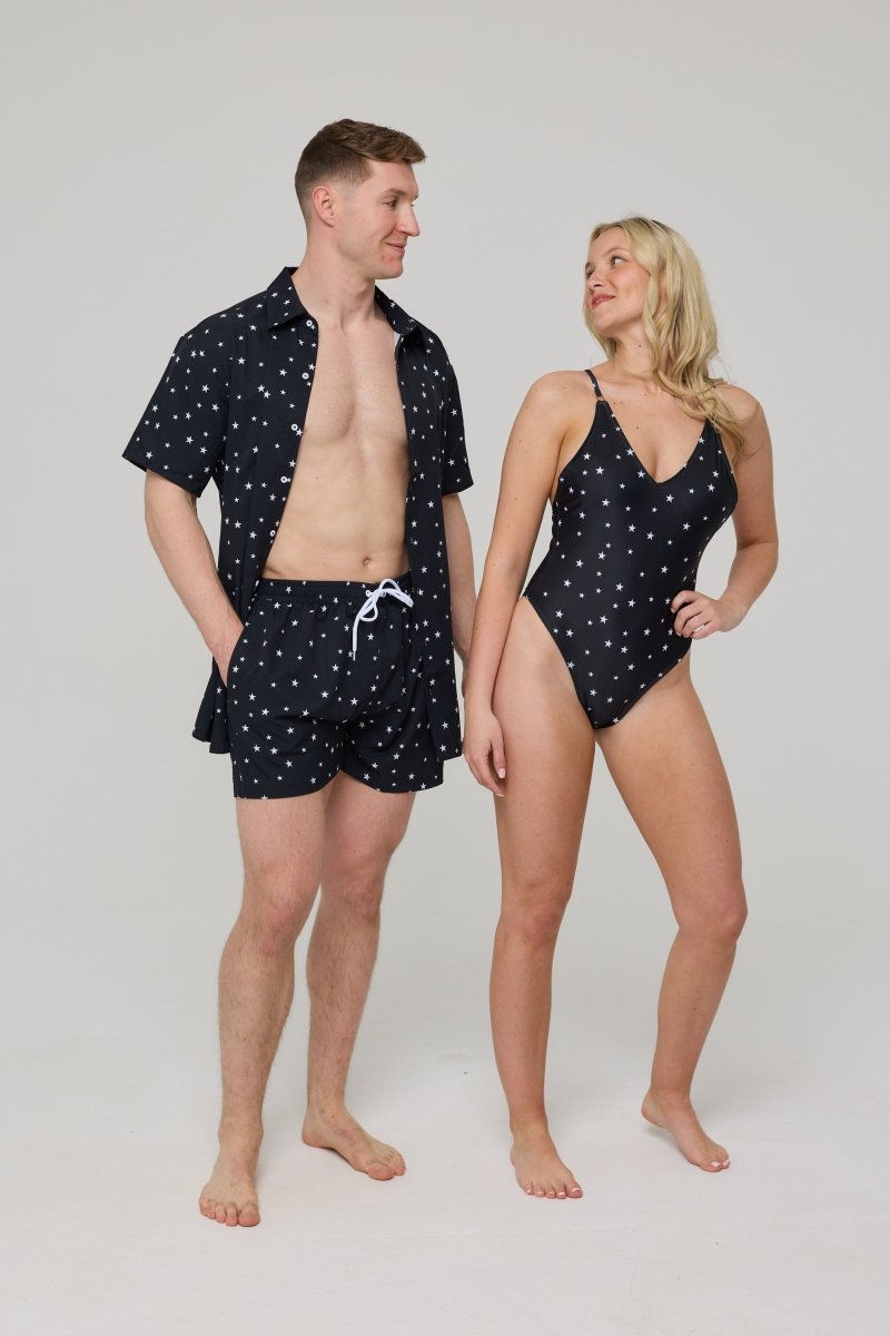 Shining Star Men's Swim Shorts - OOSC Clothing - USA