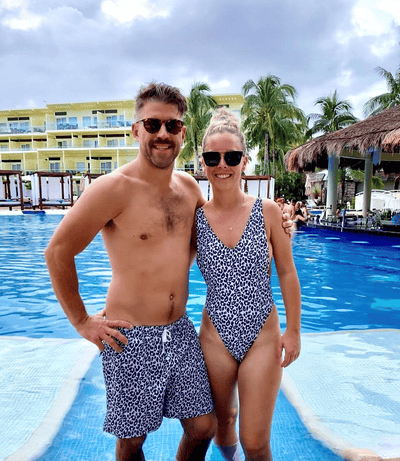 Snow Leopard Women's Swim Suit - OOSC Clothing - USA