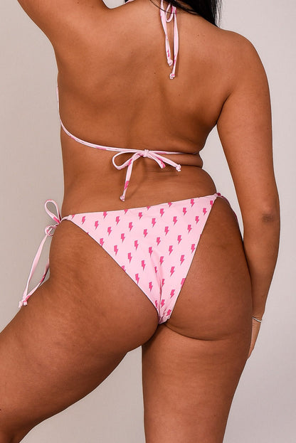 Strike of Luck Tie Side Bikini Bottoms - OOSC Clothing - USA