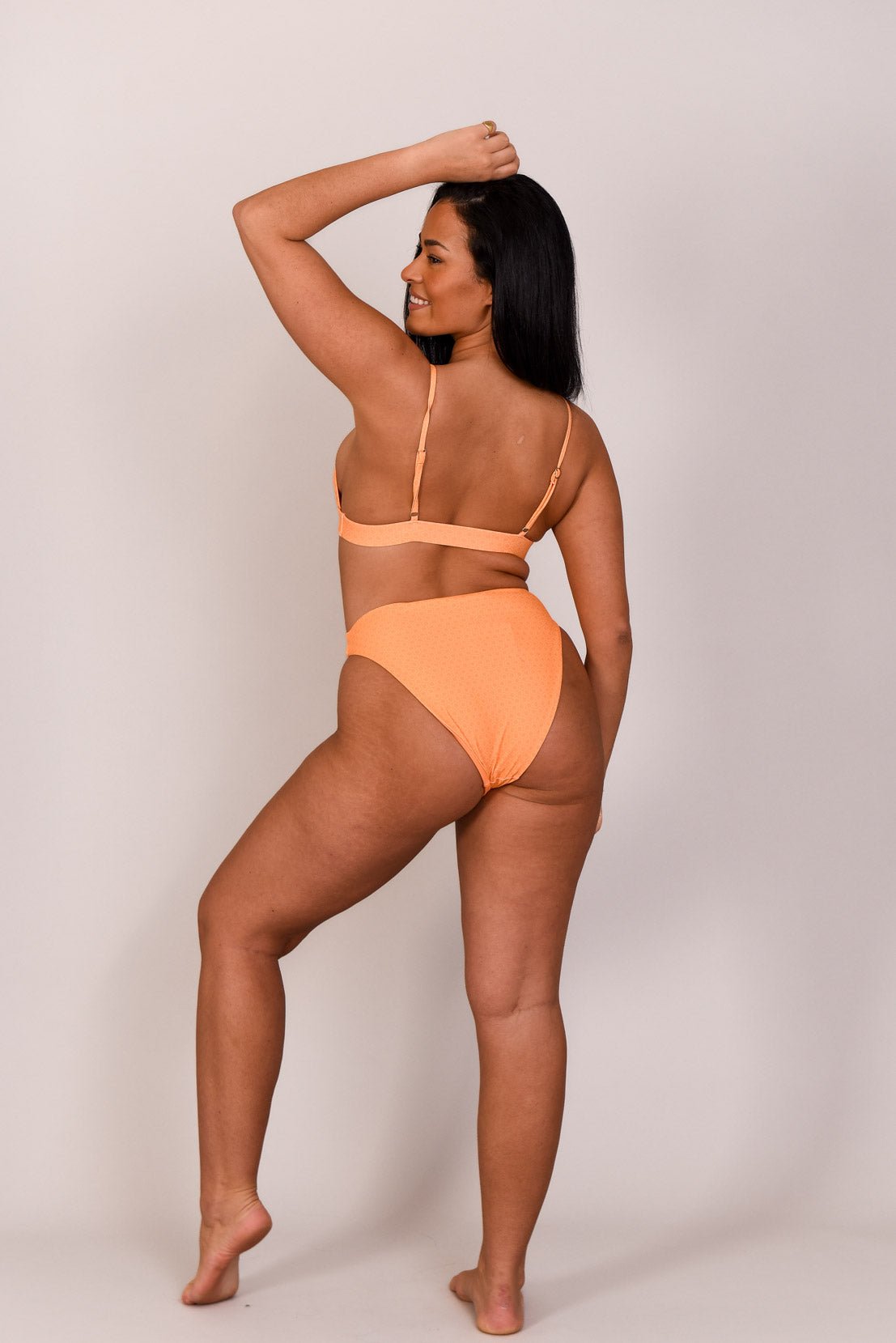 Tangerine Squeeze Boost 'Em Up Bikini Top - OOSC Clothing - USA