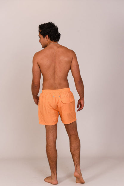 Tangerine Squeeze Men's Swim Shorts - OOSC Clothing - USA