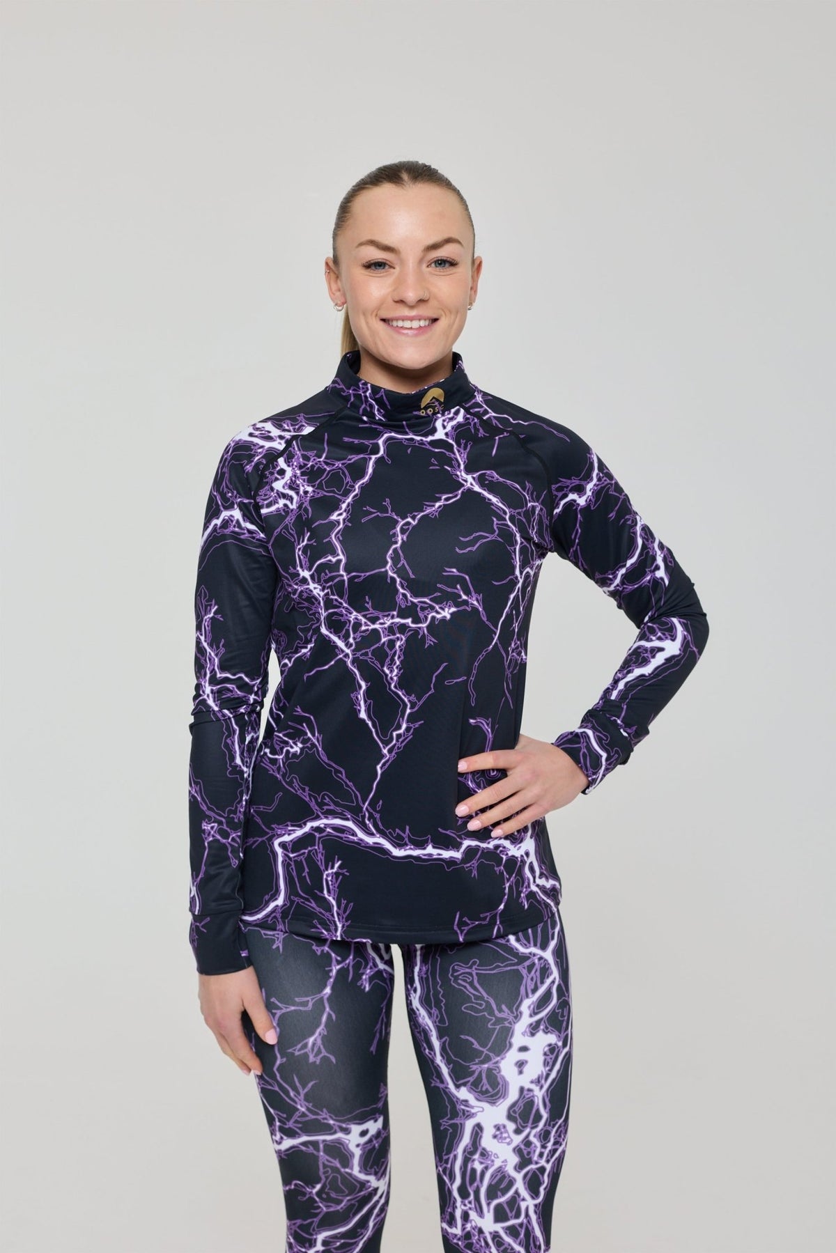 Thunderstruck Women's Baselayer Top - OOSC Clothing - USA
