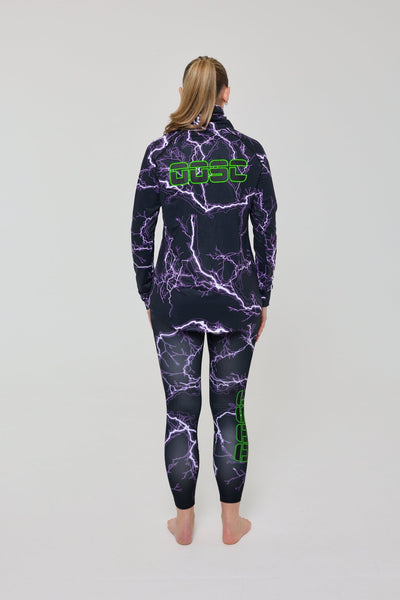 Thunderstruck Women's High Neck Baselayer Top - OOSC Clothing - USA