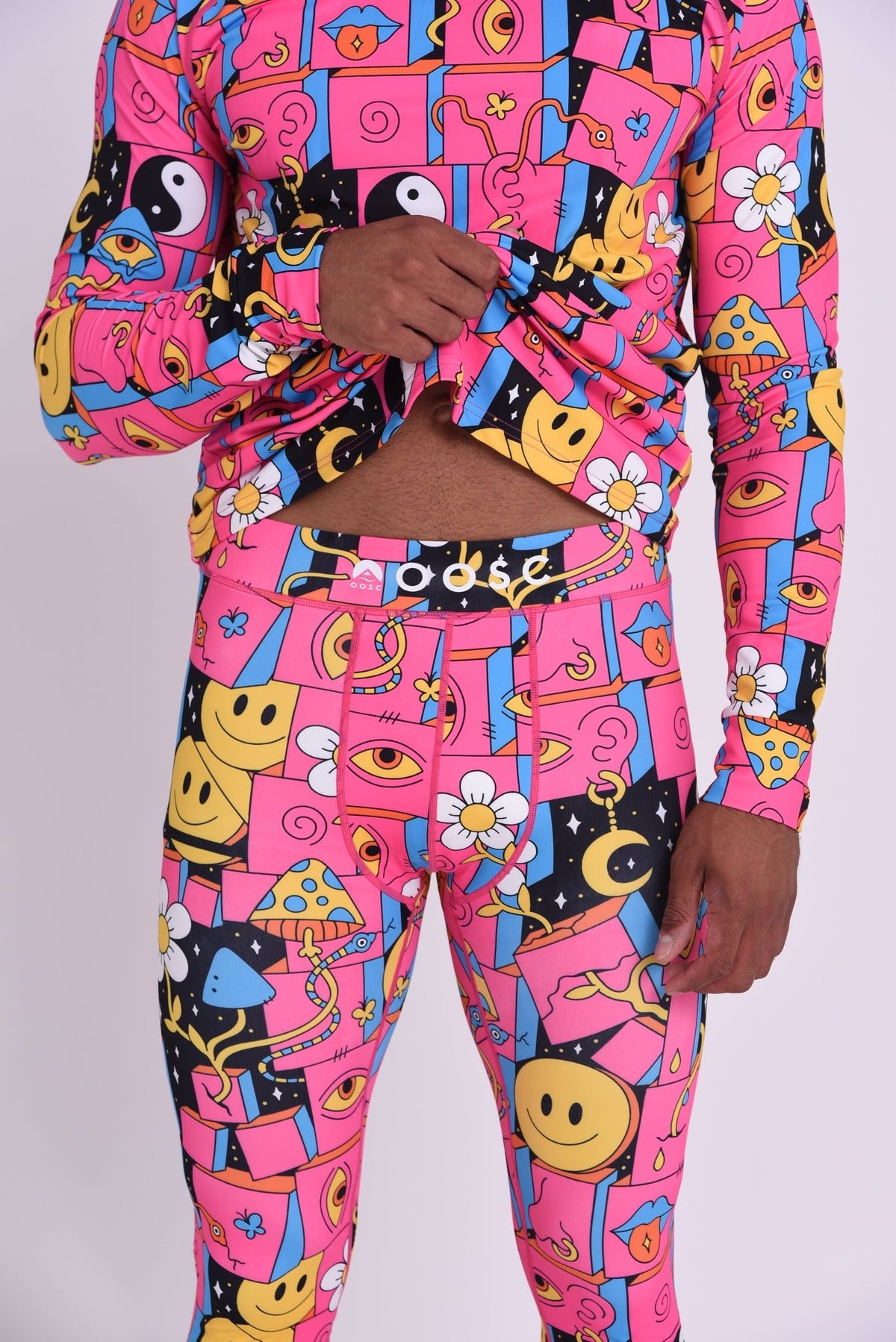 Trippy Hippy Men's Baselayer Pant - OOSC Clothing - USA