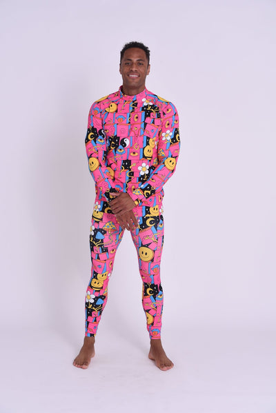 Trippy Hippy Men's Baselayer Pant - OOSC Clothing - USA