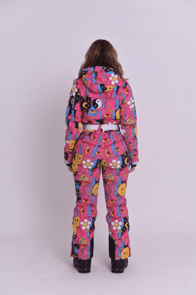 Trippy Hippy - Shaped Women's Ski Suit - OOSC Clothing - USA