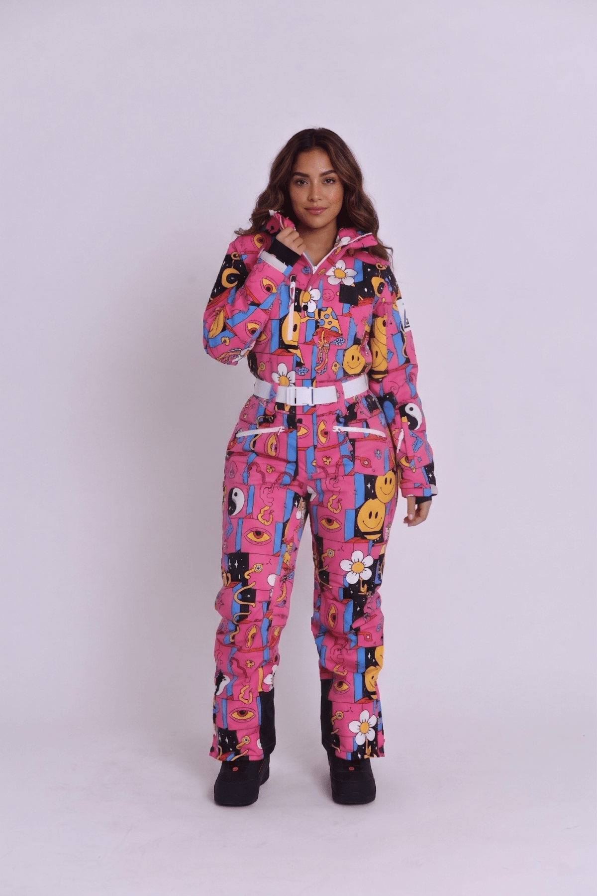 Trippy Hippy - Shaped Women's Ski Suit - OOSC Clothing - USA