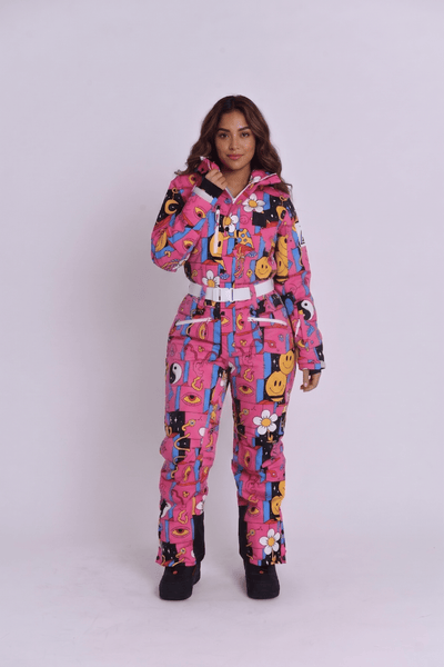 Trippy Hippy - Shaped Women's Ski Suit - OOSC Clothing - USA