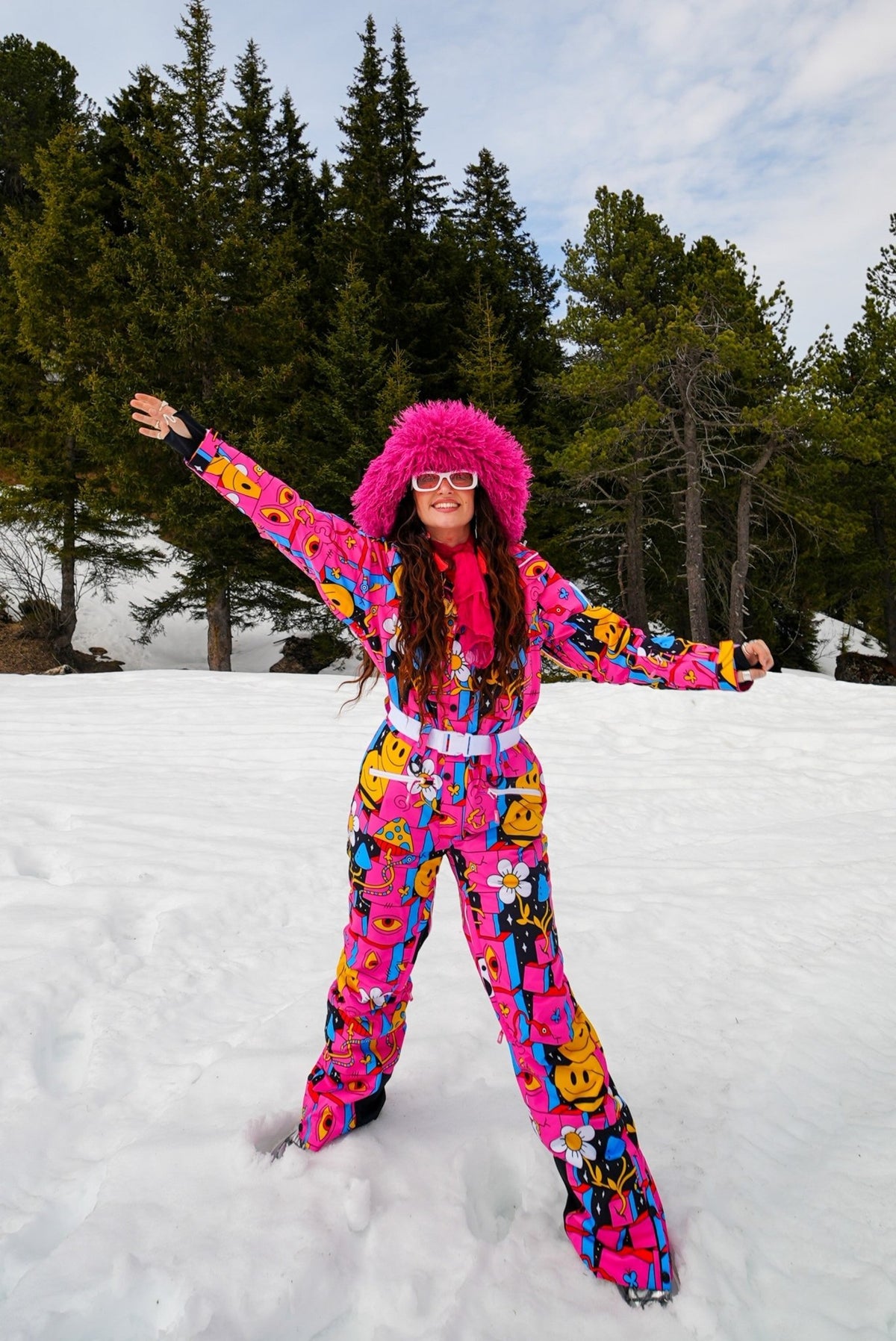 Trippy Hippy Women's Ski Suit - OOSC Clothing - USA